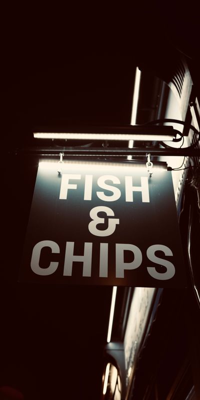 Food from Lucky's Fish N Chips